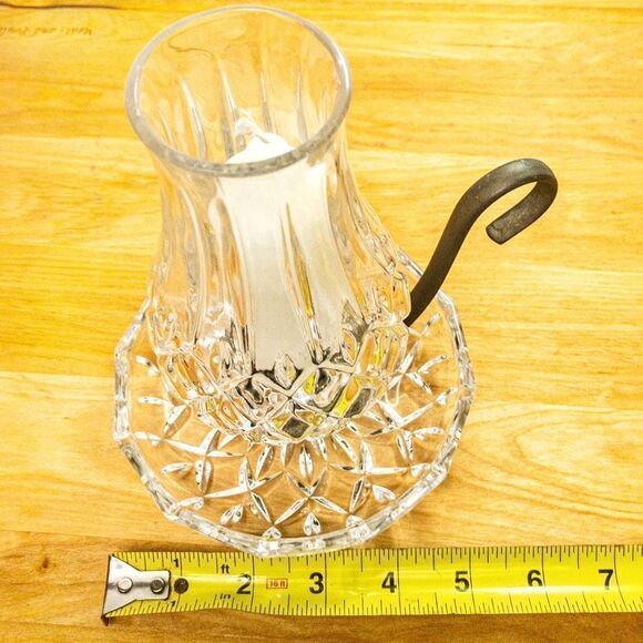 Vintage European Collection Lead Crystal Hurricane Globe Chamber Candlestick - Picture 10 of 11
